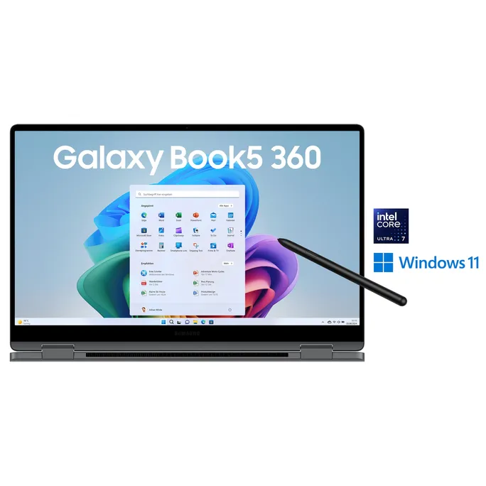 SAMSUNG Galaxy Book5 360 15" AMOLED Ultra 7 258V 32GB/512GB SSD Win11 Pro Copilot+PC – Bild 2
