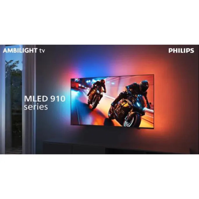 Philips 55MLED910/12 139cm 55" 4K miniLED Ambilight Smart TV Fernseher – Bild 2
