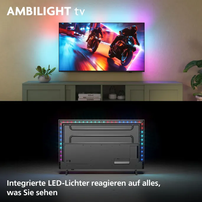Philips 55MLED910/12 139cm 55" 4K miniLED Ambilight Smart TV Fernseher – Bild 3