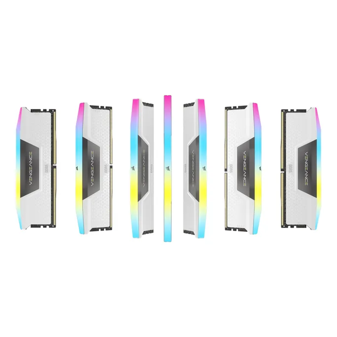 Corsair Vengeance RGB 32GB DDR5-6000 Kit (2x 16GB), CL36, weiß – Bild 4
