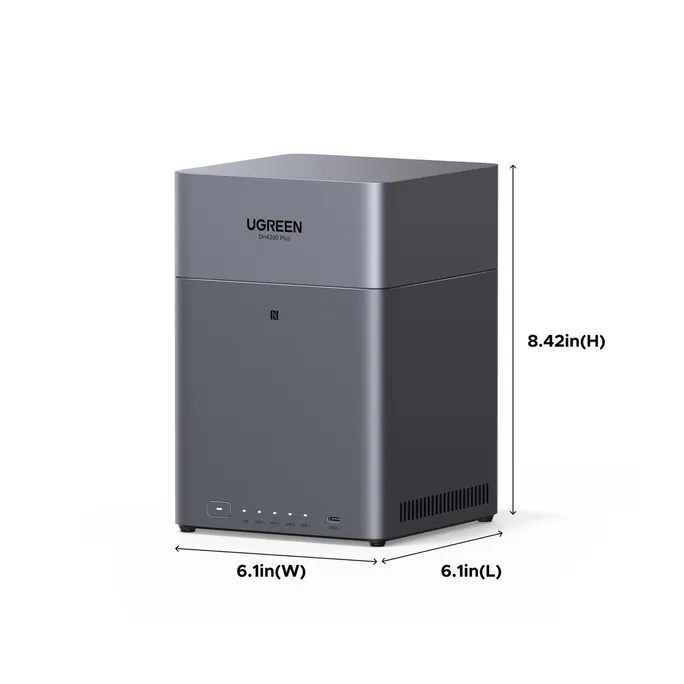 UGREEN NASync DH4300 Plus NAS System 4-Bay 16TB inkl. 4x Seagate IronWolf ST4000VN006 4 TB – Bild 2