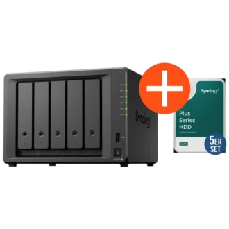 Synology DS1525+ NAS System 5-Bay 30 TB inkl. 5x 6 TB Synology HDD HAT3300-6T