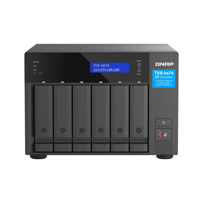 QNAP TVS-h674-i5-32G NAS System 6-Bay – Bild 2