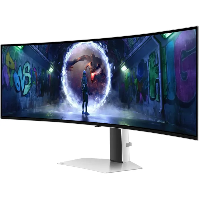 Samsung Odyssey G93SD LS49DG934SUXEN 49 Zoll DQHD Curved QD-OLED 32:9 240 Hz Gaming Monitor – Bild 2