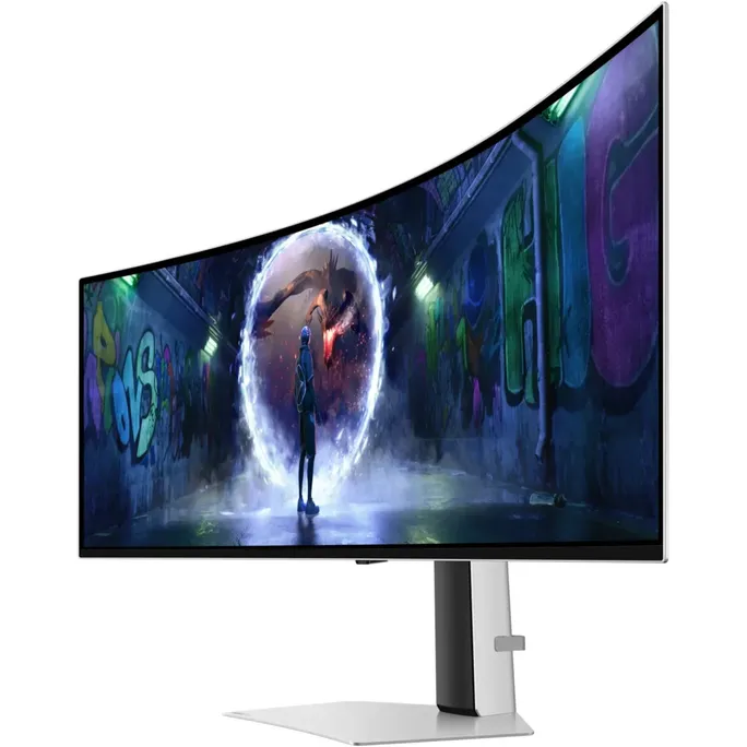 Samsung Odyssey G93SD LS49DG934SUXEN 49 Zoll DQHD Curved QD-OLED 32:9 240 Hz Gaming Monitor – Bild 3