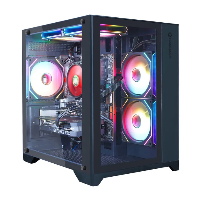 Hyrican GAMEMAX Infinity Mini BK 7796 Ryzen 7 5700X 16GB/1TB SSD RTX 5060Ti Win11 – Bild 2